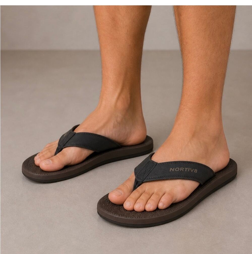 NORTIV 8 Men's Flip Flops Thong Sandals Comfortable Size 13 NEW # box 880